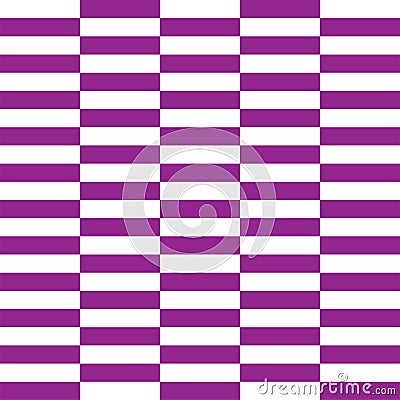 Seamless vector pattern. Geometrical square background. Pink and white colors. Horizontal vector tile.Â Abstract illustration Vector Illustration